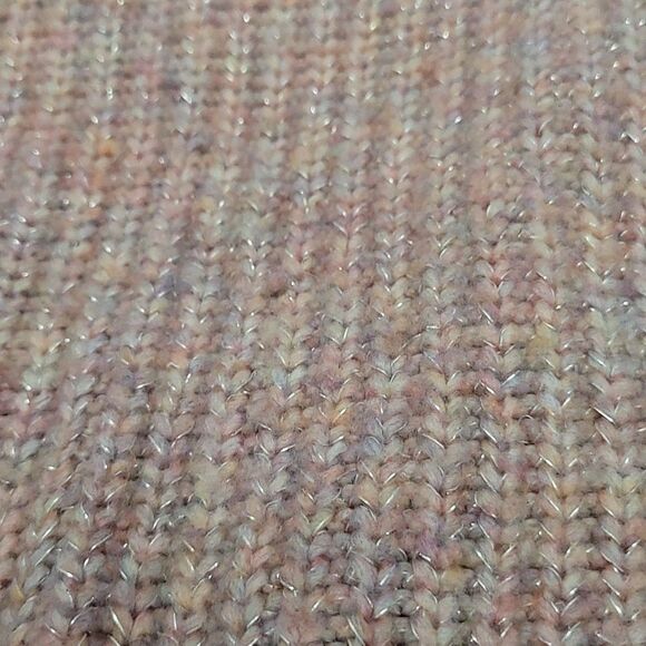 Pink ribbed chunky turtleneck sweater - Picture 5 of 5